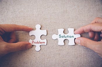 le problème et la solution s'emboîtent comme un puzzle